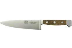 Couteau de chef Güde Alpha Chêne 16cm en acier forgé