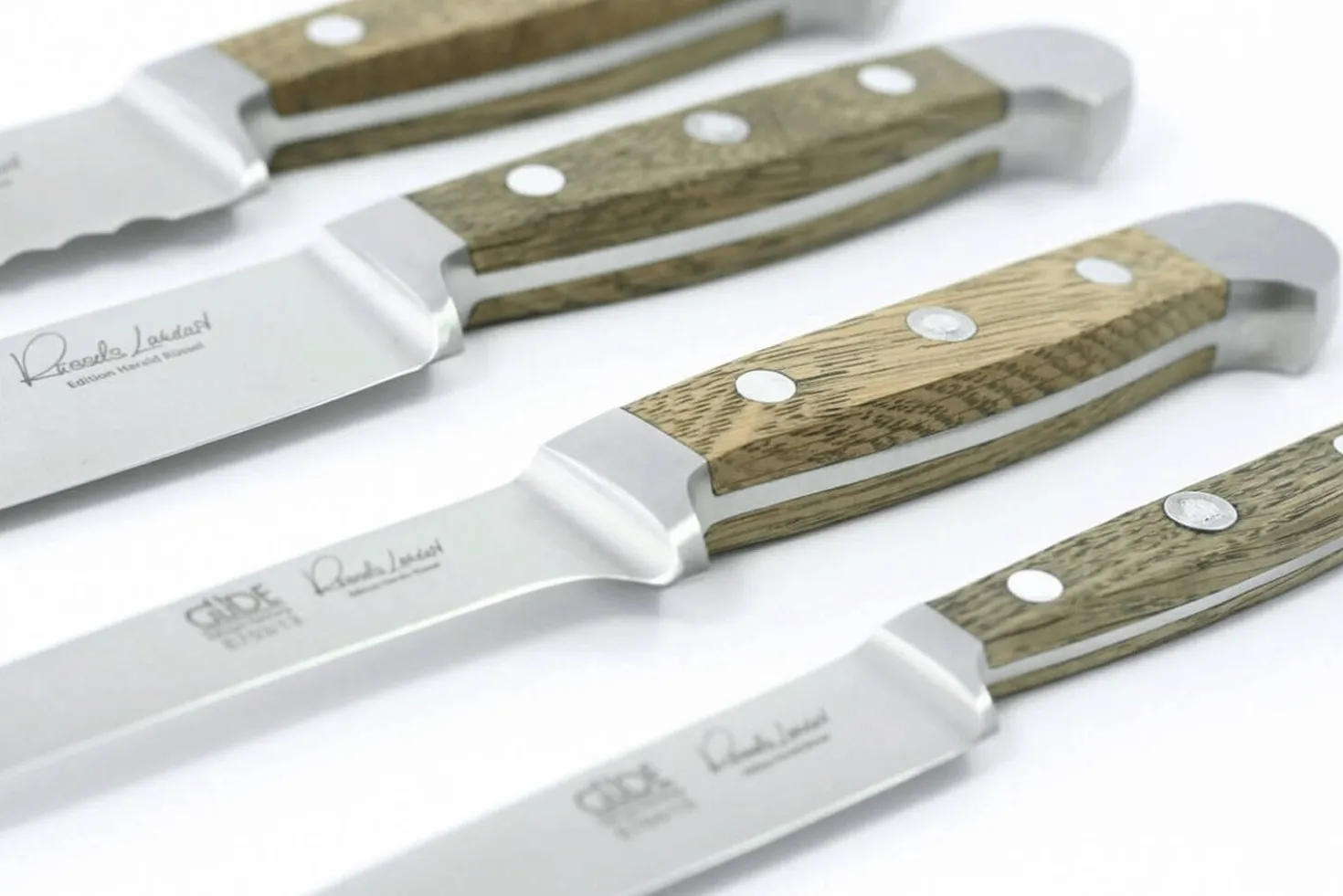 Couteau de chef Güde Alpha Chêne 16cm en acier forgé