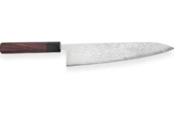 Couteau de chef japonais artisanal Takeshi Saji R2 Damas 24cm