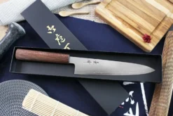 Couteau de chef japonais artisanal Kagekiyo Tedukuri 21cm