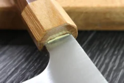 Couteau de chef japonais artisanal Kei Kobayashi SG2 Octogone 24cm