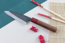 Couteau de chef japonais artisanal Wusaki Yuzo BS2 12cm