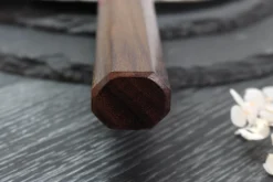 Couteau de chef japonais artisanal Yoshimi Kato Minamo SG2 Tsuchime 24cm