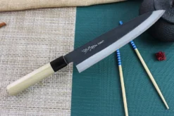 Couteau de chef japonais artisanal Yoshihiro White 2 steel 24cm