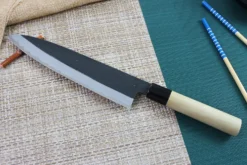Couteau de chef japonais artisanal Yoshihiro White 2 steel 24cm