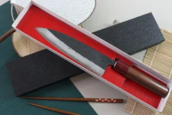 Couteau de chef japonais artisanal Wusaki Yuzo BS2 18cm