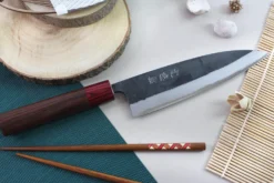 Couteau de chef japonais artisanal Wusaki Yuzo BS2 18cm