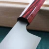 Couteau de chef japonais artisanal Kei Kobayashi SG2 Heptagone 24cm