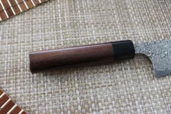 Couteau de chef japonais artisanal Yoshimi Kato 18cm VG10 Nickel Damascus