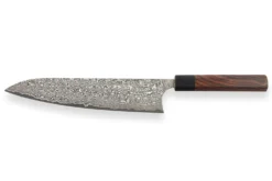 Couteau de chef japonais artisanal Masakage Kumo 24cm damas 63 couches