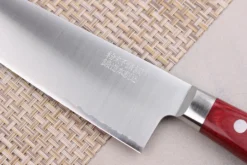 Couteau de chef japonais artisanal Takamura SGR 18cm acier SPG2
