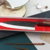 Couteau de chef japonais artisanal Wusaki Yuzo BS2 21cm