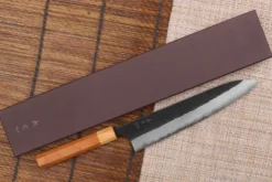 Couteau de chef japonais artisanal Yoshimi Kato AS Brut 24cm