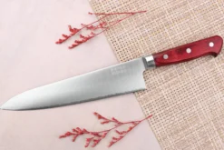 Couteau de chef japonais artisanal Takamura SGR 21cm acier SPG2