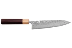 Couteau de chef japonais 18cm Tsunehisa SLD Damas bois de rose