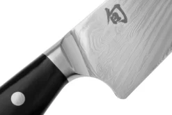Couteau de chef japonais KAI Shun Nagare Black lame damas 72 couches Dual Core 20cm manche bombé