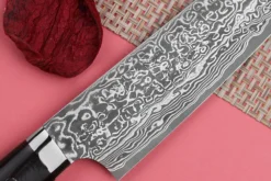 Couteau de chef japonais Takeshi Saji R2 Damas Mosaïque 21cm