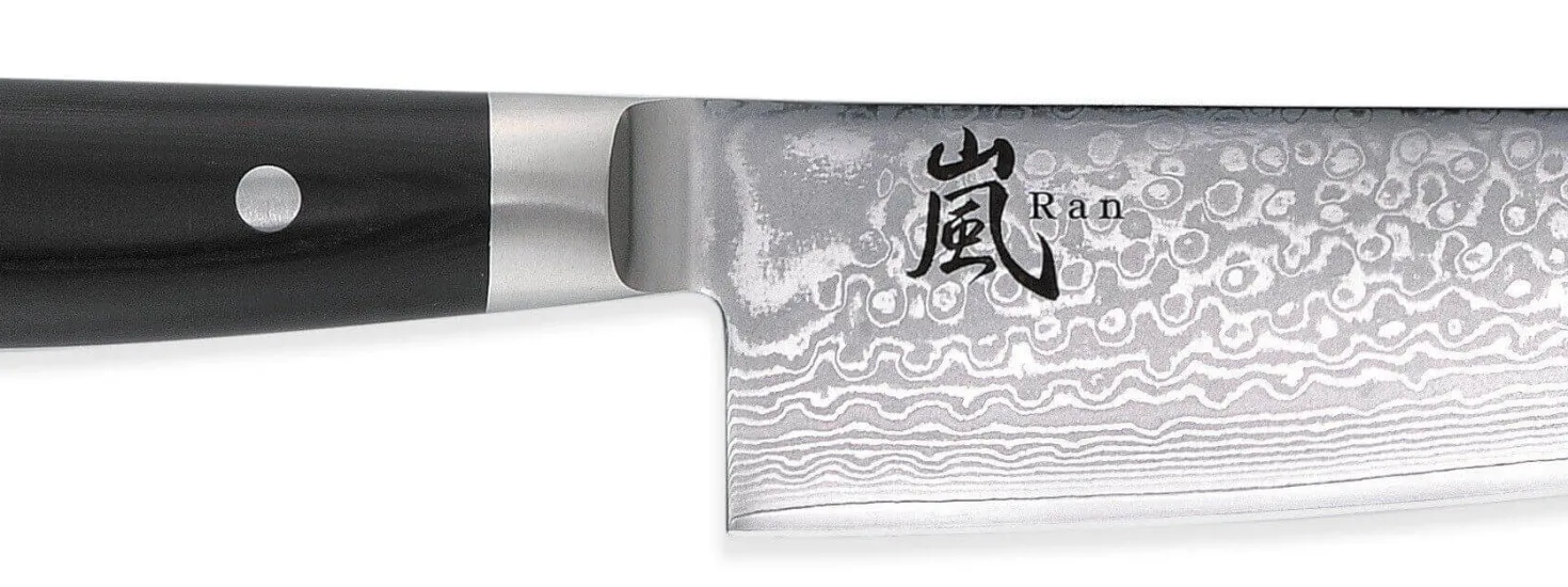 Couteau de chef japonais Yaxell RAN lame 20cm damas 69 couches