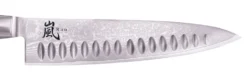 Couteau de chef japonais Yaxell RAN lame 20cm alvéolé damas 69 couches