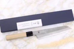 Couteau de chef kiritsuke 21cm japonais artisanal Sakai Kikumori Kikuzuki Rin