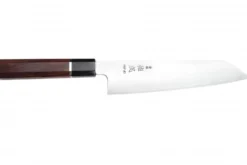 Couteau de chef kiritsuke 21cm japonais artisanal Sukenari HAP40 San Maï manche en bois de rose