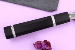 Couteau de chef kiritsuke 24cm japonais artisanal Yuzo Kanko Damas SG2