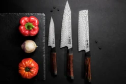 Couteau de chef kiritsuke Fukito Desert Damas 67 couches 21cm