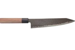 Couteau de chef kiritsuke japonais artisanal Kagekiyo Black Damascus VG10 21cm