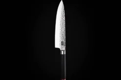 Couteau de chef Kotai lame martelée 20cm manche pakkawood avec fourreau