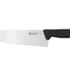 Couteau de chef professionnel Ambrogio Sanelli Supra dentelé noir