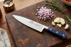 Couteau de chef Sabatier Idéal Bleu Abysse 100% forgé lame 15cm