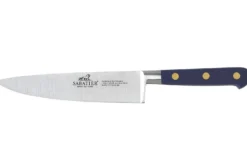 Couteau de chef Sabatier Idéal Bleu Abysse 100% forgé lame 15cm