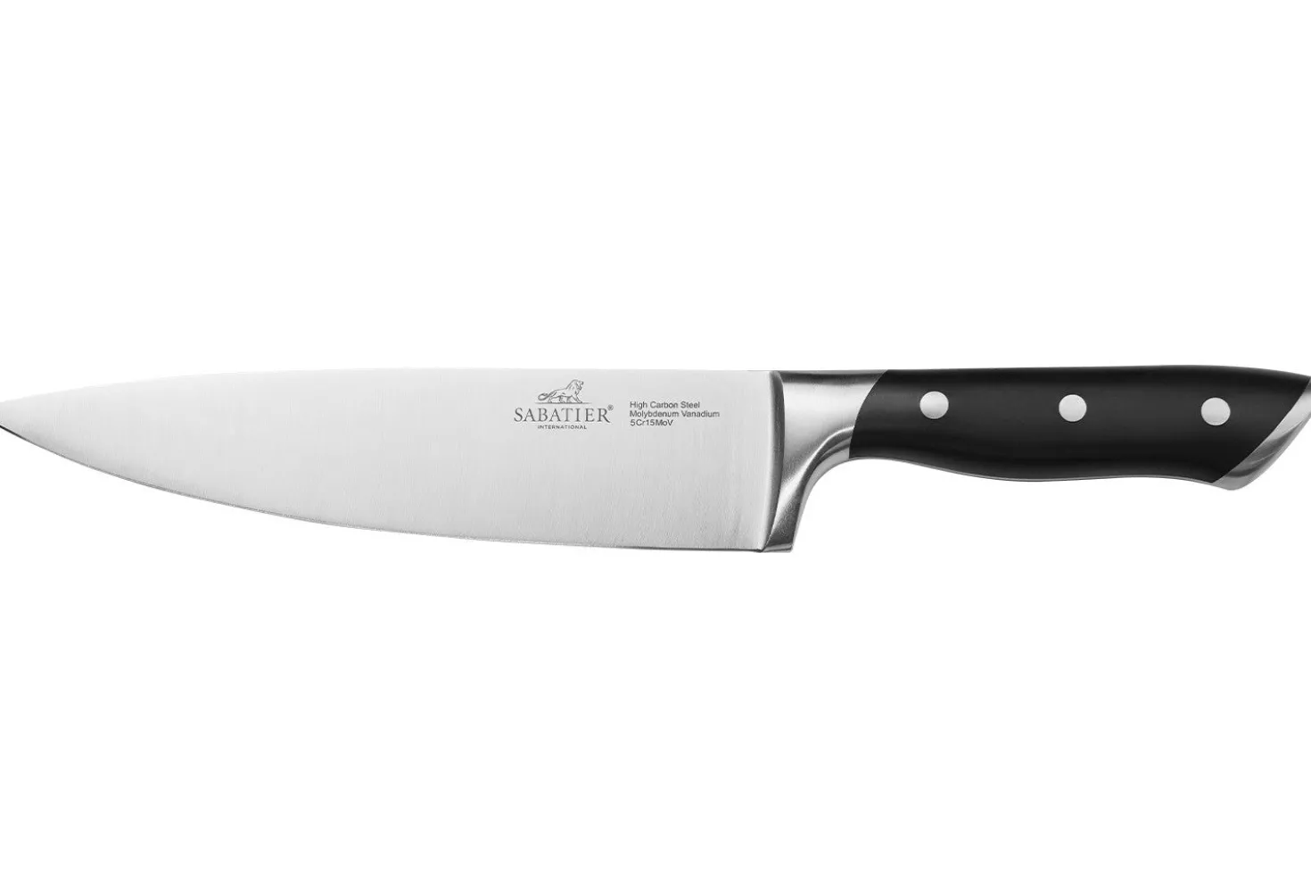 Couteau de chef Sabatier International Hercules lame 20cm manche ABS 3 rivets