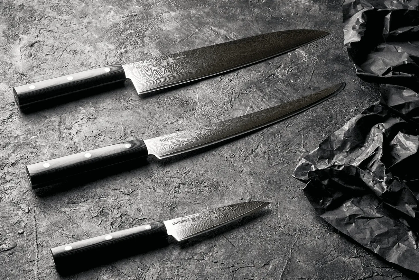 Couteau de chef Samura Damascus 67 VG10 damas 24cm
