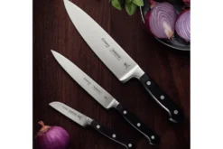 Couteau de chef Tramontina Century lame forgée 25cm manche polycarbonate noir