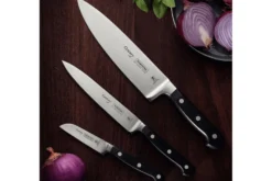 Couteau de chef Tramontina Century lame forgée 20cm manche polycarbonate noir