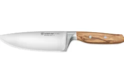 Couteau de chef Wüsthof Amici forgé 16cm en bois d'olivier