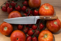 Couteau de chef Wüsthof Amici forgé 20cm en bois d'olivier