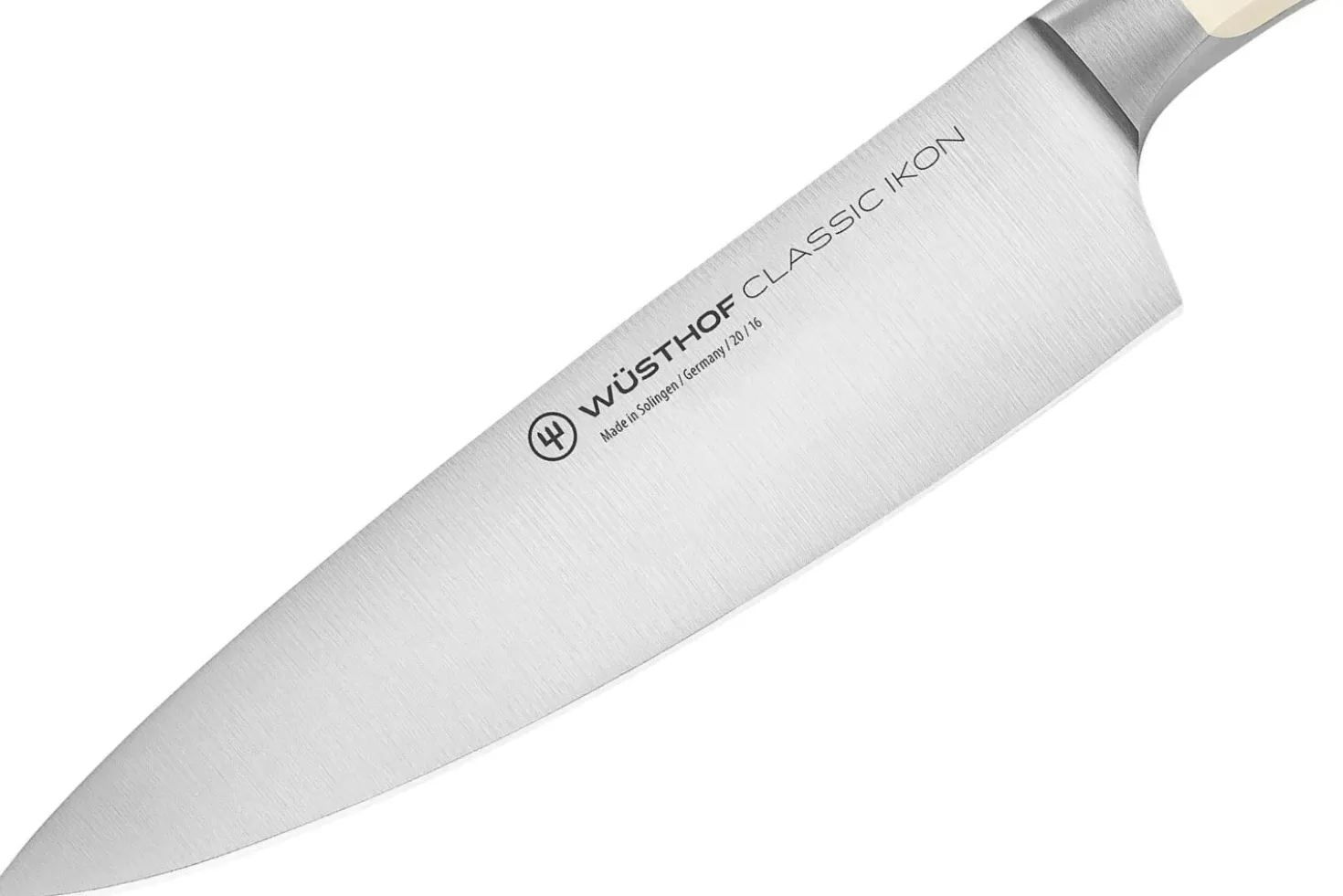 Couteau de chef Wüsthof Classic Ikon blanc forgé 16cm