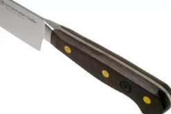 Couteau de chef Wüsthof Crafter forgé 16cm en chêne fumé