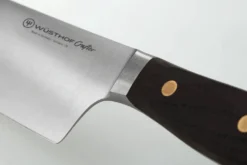 Couteau de chef Wüsthof Crafter forgé 20cm en chêne fumé