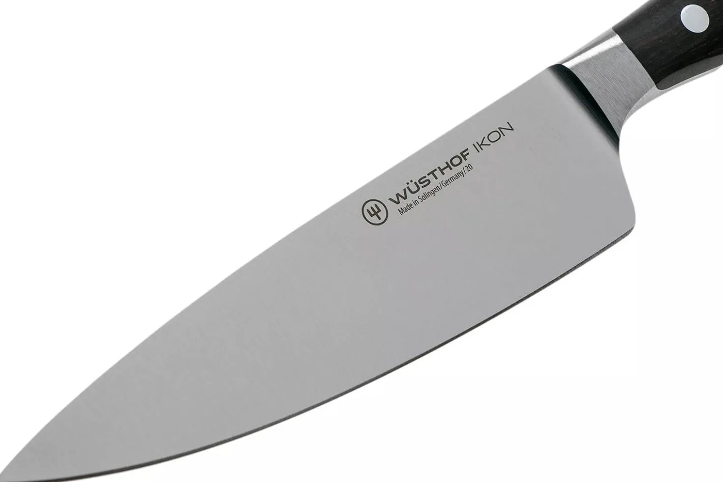 Couteau de chef Wüsthof Ikon forgé 16cm en bois de grenadille