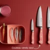 Couteau de chef Wusthof Classic Colour Coral Peach forgé lame 16cm