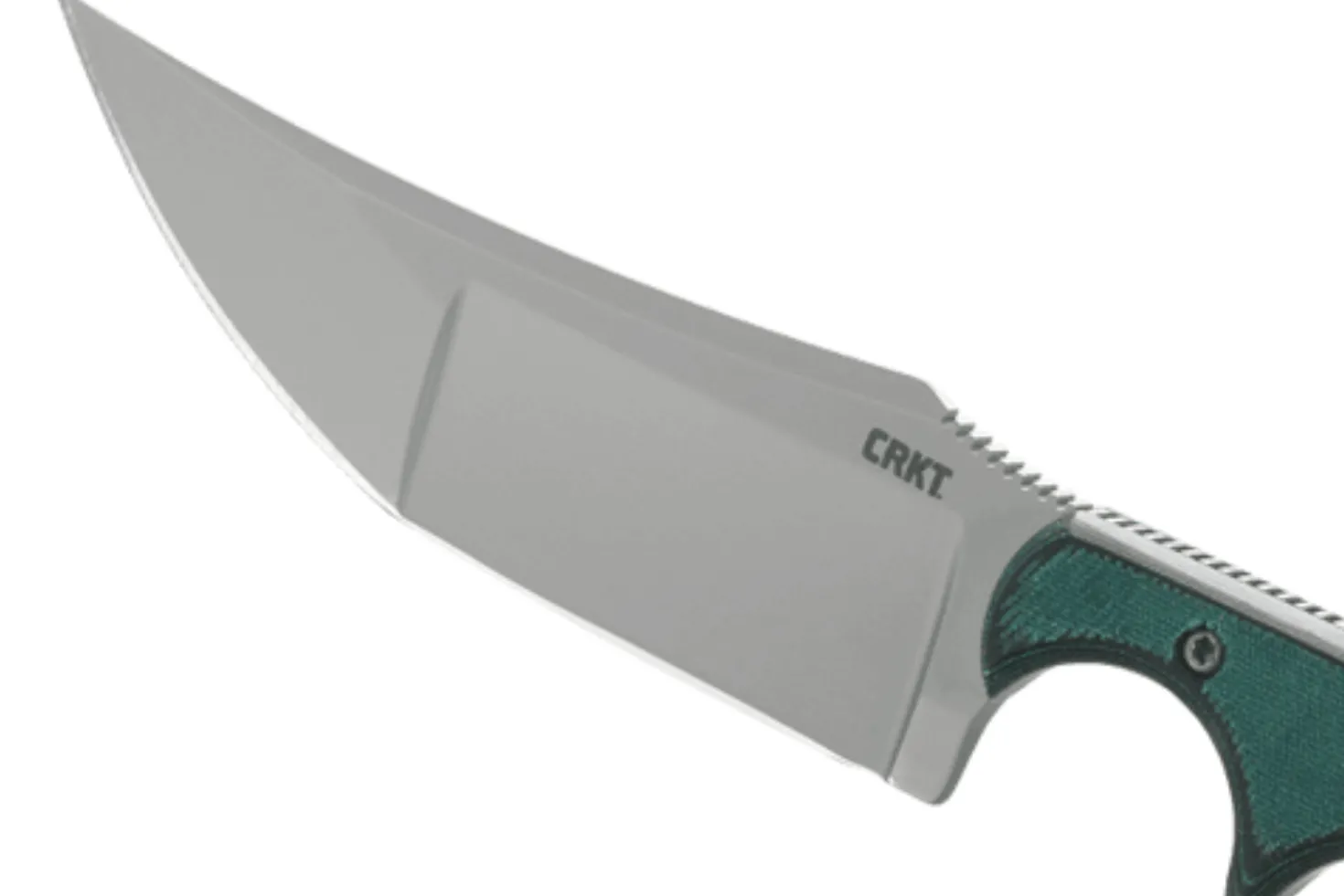 Couteau de cou CRKT Minimalist 2394 lame katana 9cm manche micarta + étui