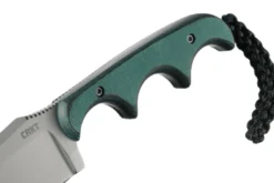 Couteau de cou CRKT Minimalist 2394 lame katana 9cm manche micarta + étui