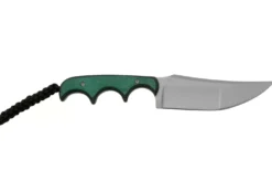Couteau de cou CRKT Minimalist 2394 lame katana 9cm manche micarta + étui