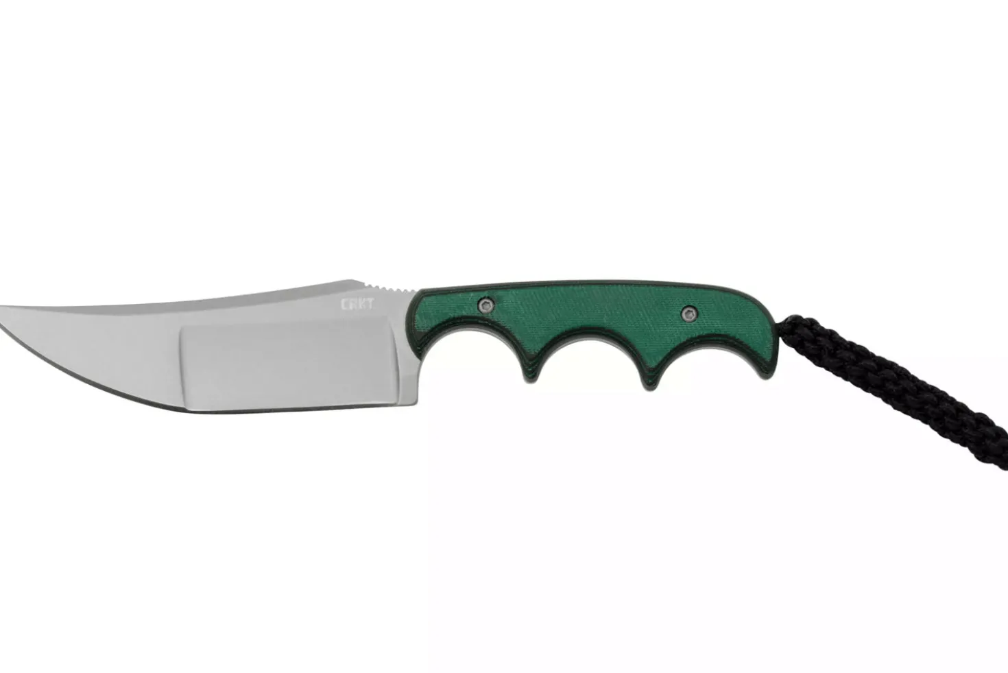 Couteau de cou CRKT Minimalist 2394 lame katana 9cm manche micarta + étui