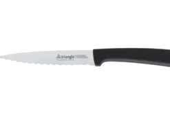 Couteau de cuisine Triangle lame ondulée inox 16cm
