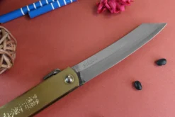 Couteau de poche Higonokami Kanetsune lame 9cm manche laiton