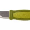 Couteau de poche Mora Eldris 12651 lame inox 5,9cm manche caoutchouc vert + étui